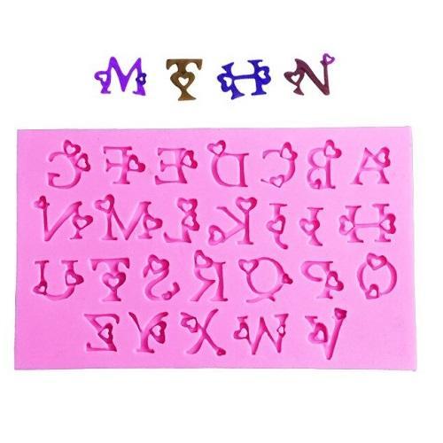 New Style Font Alphabet Silicone Fondant Mold A To Z
