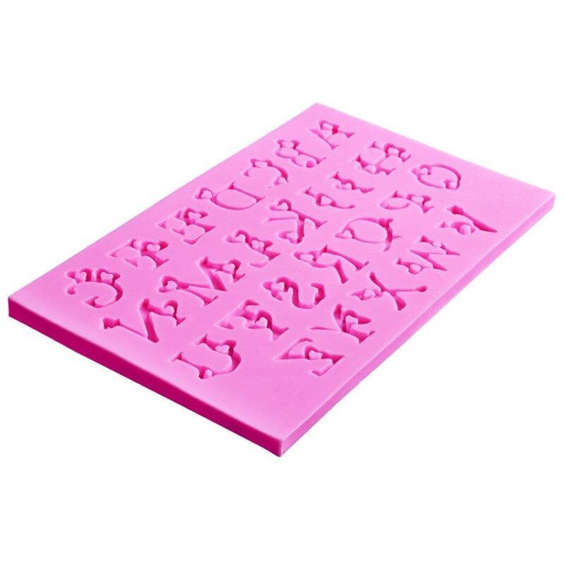 New Style Font Alphabet Silicone Fondant Mold A To Z