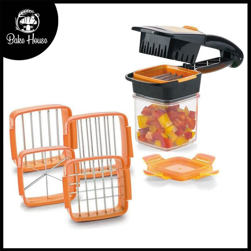 Nicer Dicer Quick Genius 7Pcs Orange