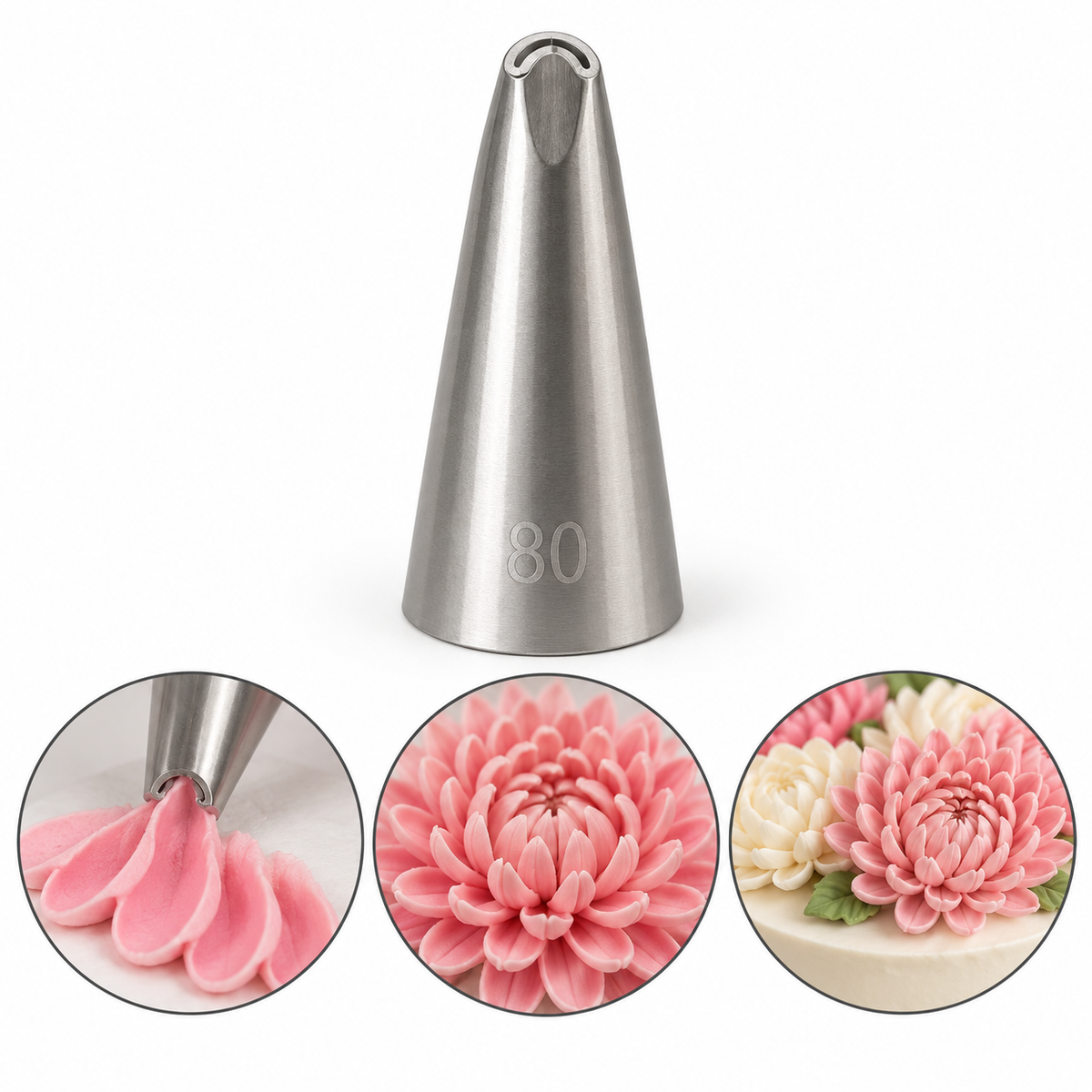 80 Icing Nozzle Stainless Steel