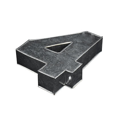 Number Cake Baking Mold Silver Tin (4)