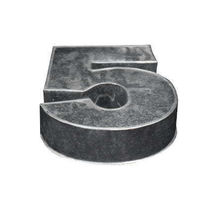 Number Cake Baking Mold Silver Tin (5)