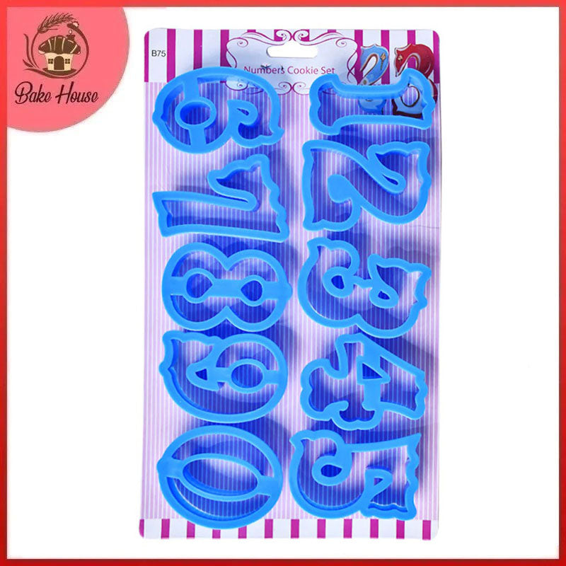 Number Cookie Cutter Plastic Large Size (B75)