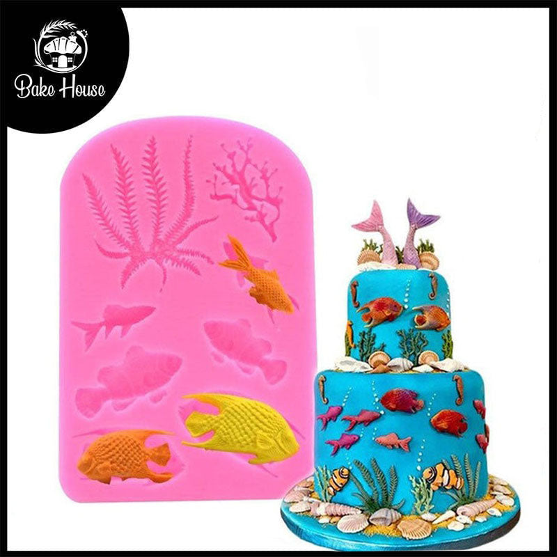 Ocean Sea Theme Silicone Fondant Mold