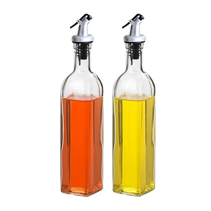 Oil Glass Bottle 500ML 2Pcs Set