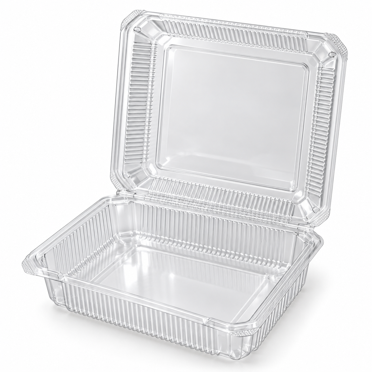 Clear Square Plastic Food Container L200
