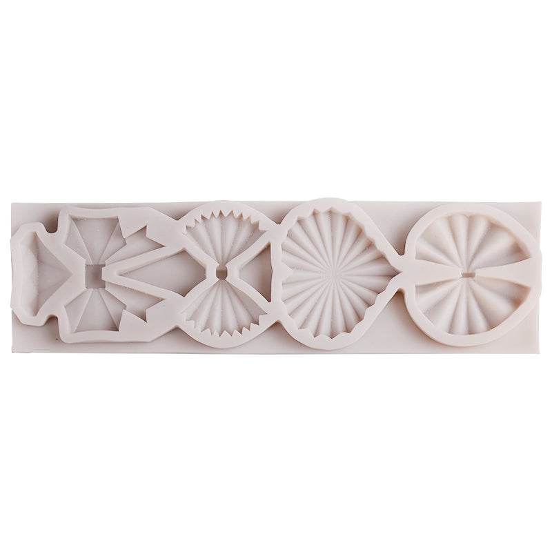 Origami Love Gem Bow  Silicone Fondant Mold