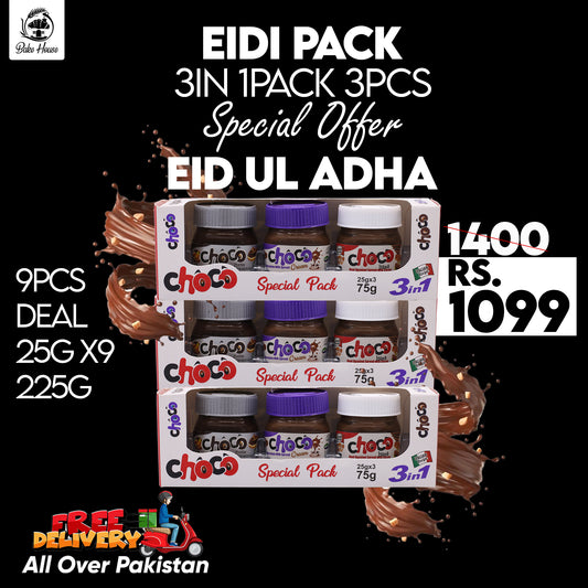 Eid Ul Adha Special Choco Eidi Pack 9Pcs Deal Free Delivery All Pakistan