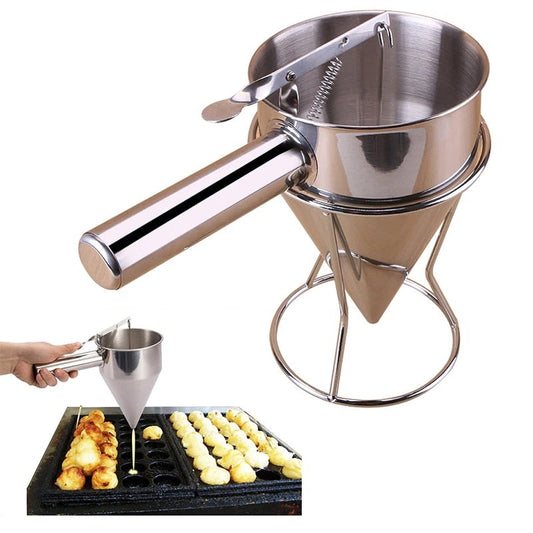 Pancake And Waffle Batter Dispenser Stainless Steel
