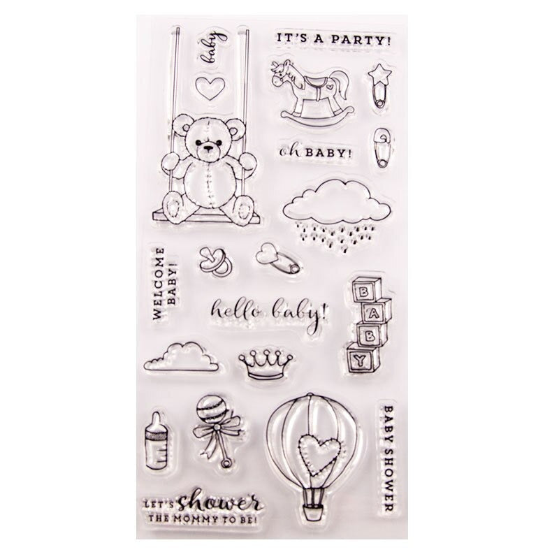 Party Theme Silicone Rubber Stamp