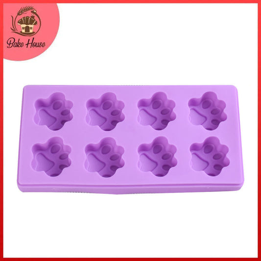 Paw Silicone Chocolate & Jelly Mold 8 Cavity