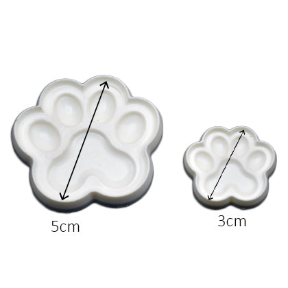 Paws Fondant And Cookie Cutter 2Pcs Set Plastic