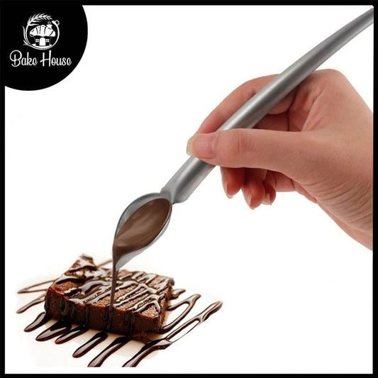 Pencil Cake Decoration Spoon Stainless Steel Large Size