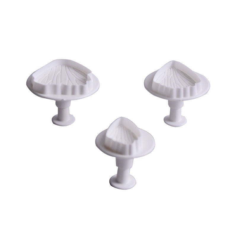 Peony Petals Fondant & Cookie Plunger Cutter 3 Pcs Set