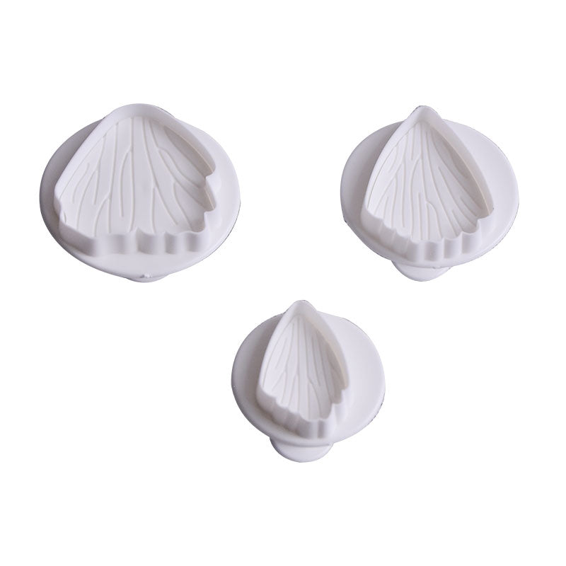 Peony Petals Fondant & Cookie Plunger Cutter 3 Pcs Set