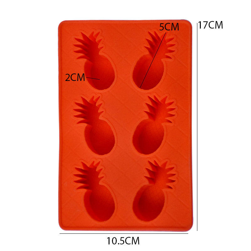 Pineapple Silicone Mold 6 cavity