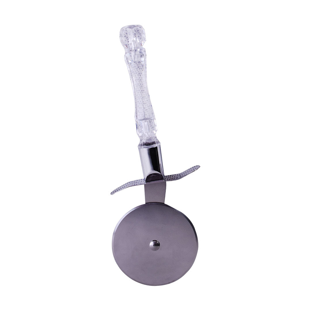 Pizza Cutter Steel, Acrylic Handle