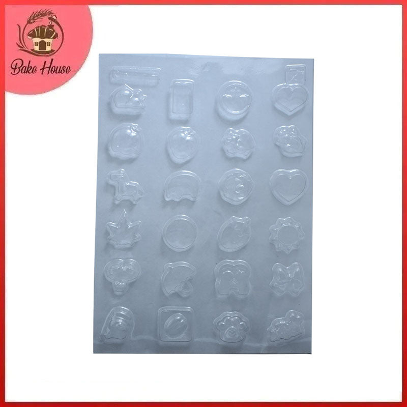 Plastic Sheet Chocolate Mold (Design 3)