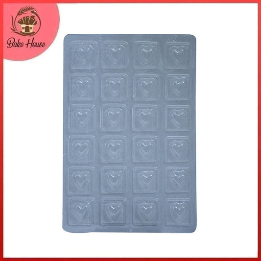 Plastic Sheet Chocolate Mold (Design 4)