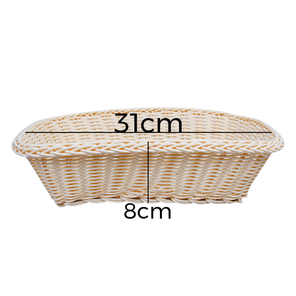 Plastic Woven Decoration & Storage Basket Design 01 Large