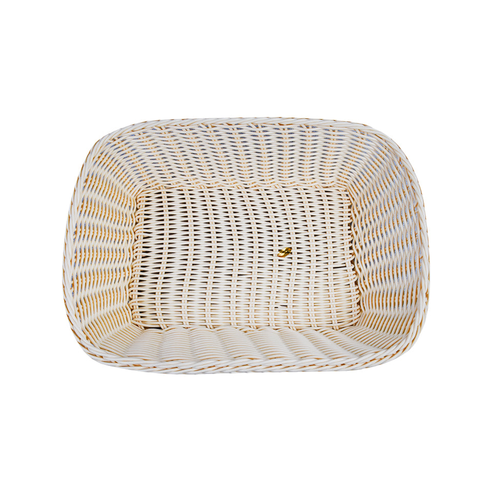 Plastic Woven Decoration & Storage Basket Design 01 Medium