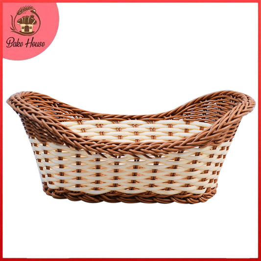 Plastic Woven Decoration & Storage Basket Design 02 Extra Large