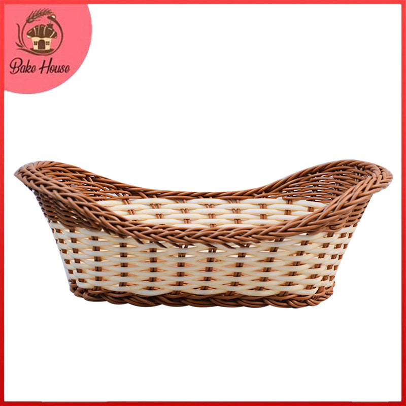 Plastic Woven Decoration & Storage Basket Design 02 Large
