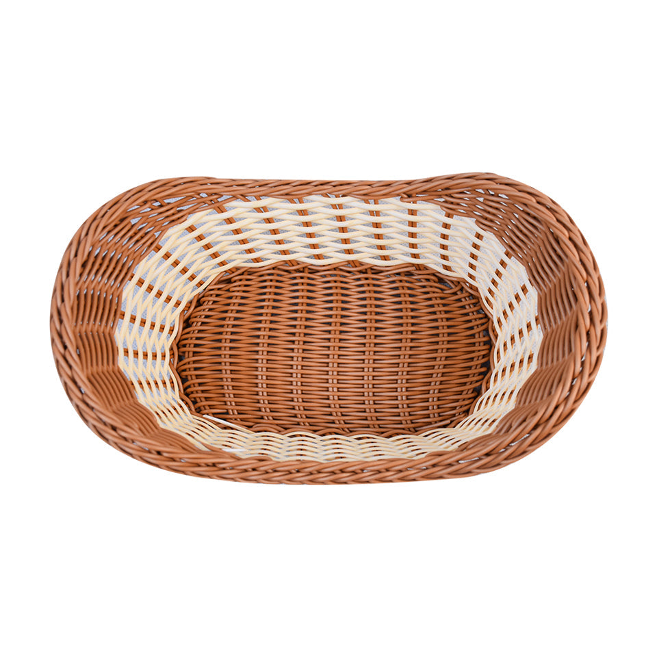 Plastic Woven Decoration & Storage Basket Design 02 Medium