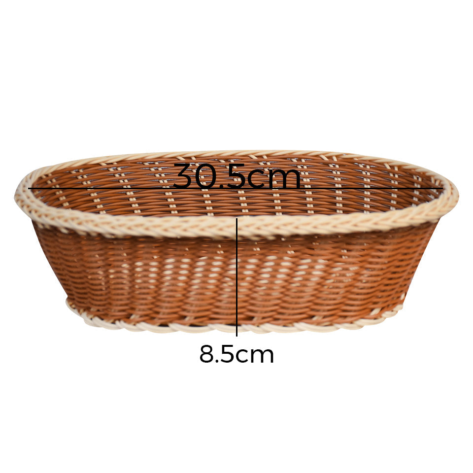 Plastic Woven Decoration & Storage Basket Design 03 Large