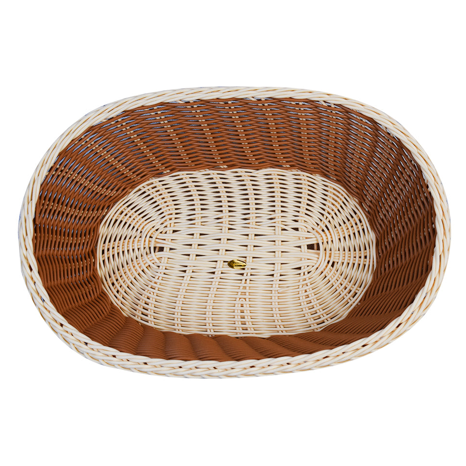 Plastic Woven Decoration & Storage Basket Design 03 Large