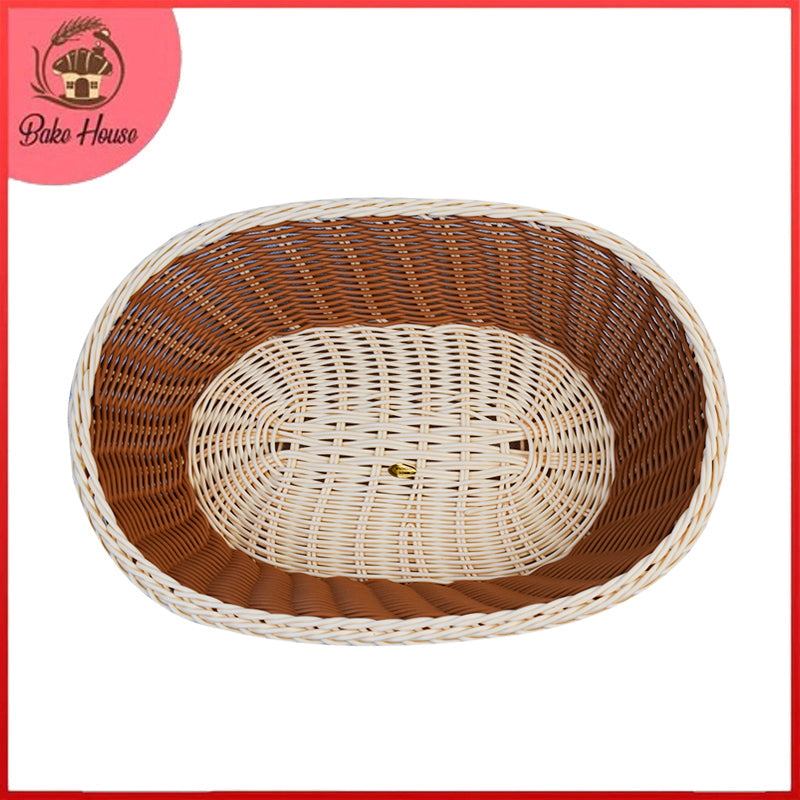 Plastic Woven Decoration & Storage Basket Design 03 Large