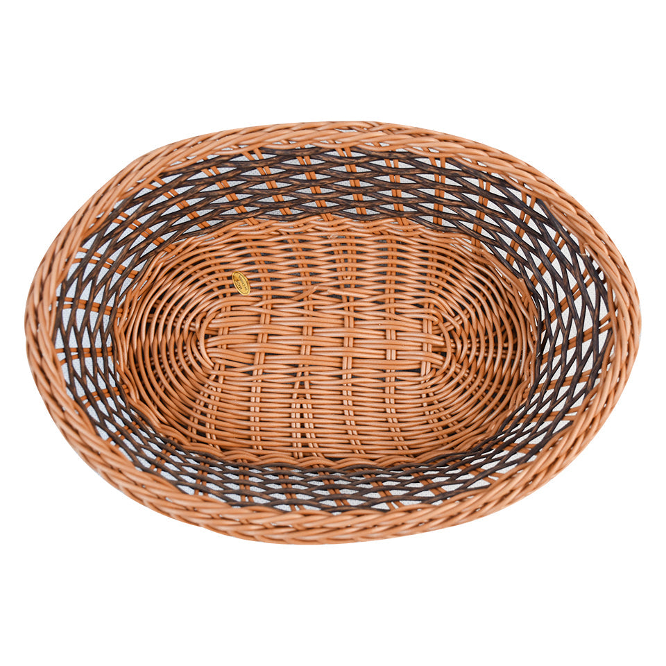 Plastic Woven Decoration & Storage Basket Design 03 Medium