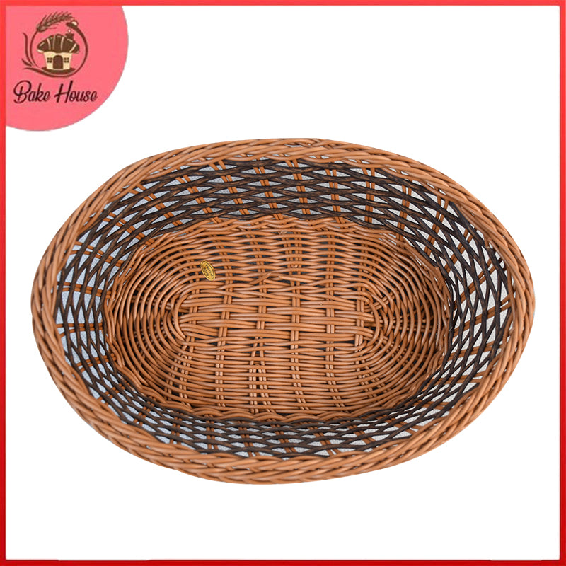 Plastic Woven Decoration & Storage Basket Design 03 Medium