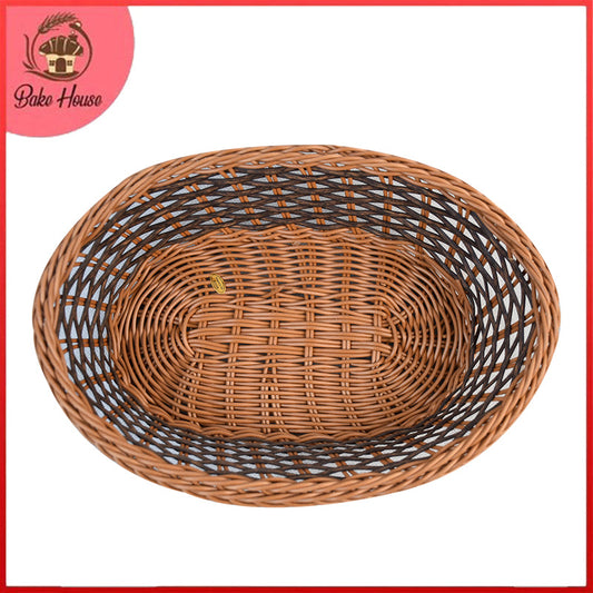 Plastic Woven Decoration & Storage Basket Design 03 Medium