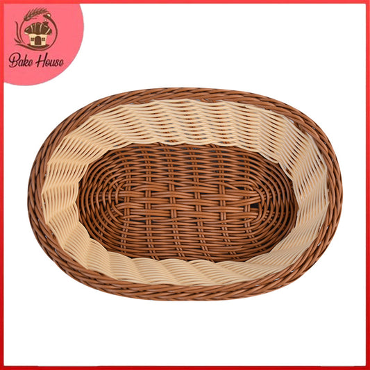 Plastic Woven Decoration & Storage Basket Design 03 Small