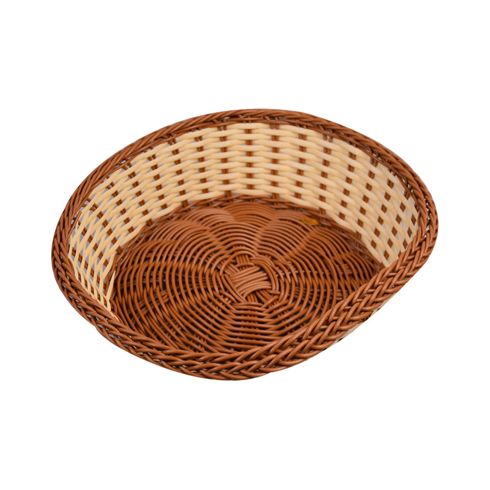 Plastic Woven Decoration & Storage Basket Design 04 Medium