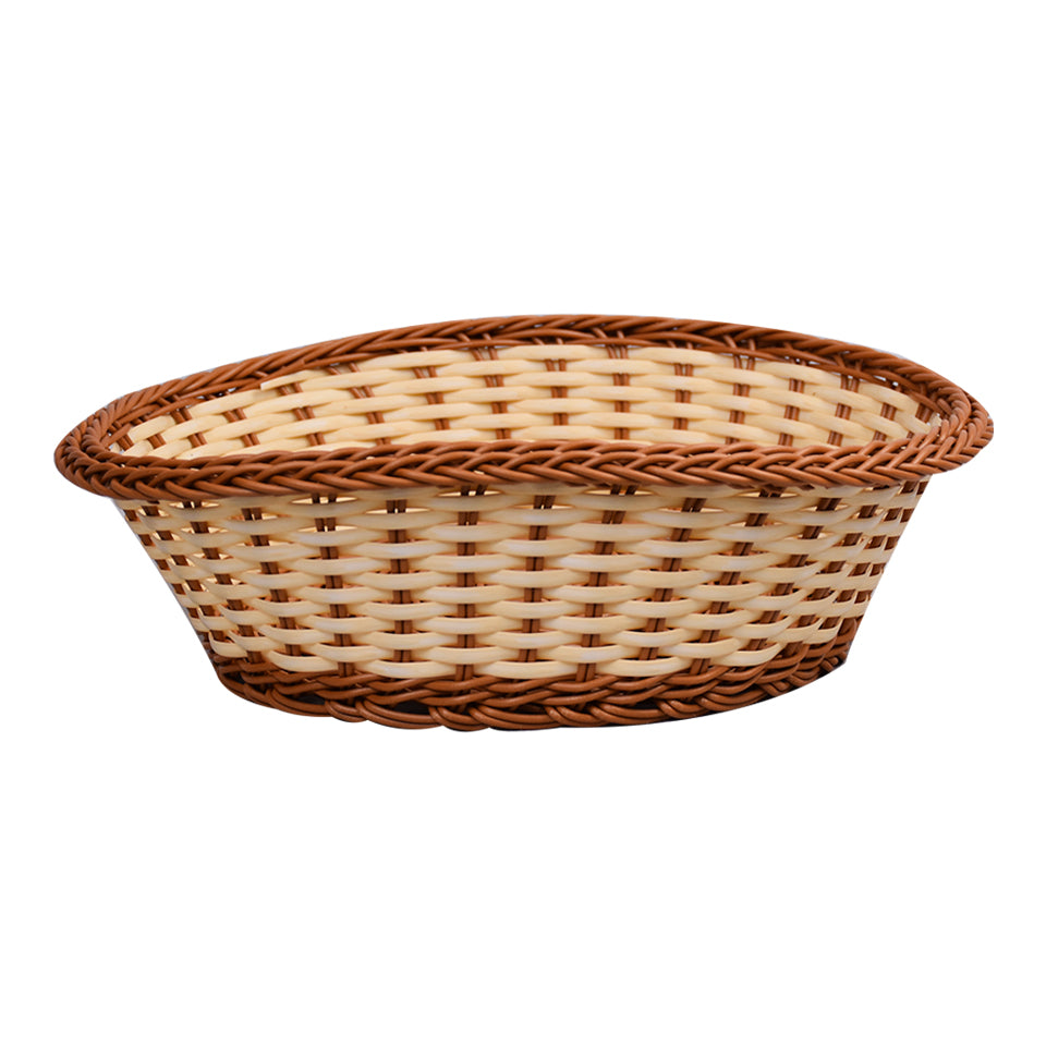 Plastic Woven Decoration & Storage Basket Design 04 Medium