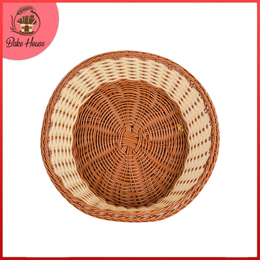 Plastic Woven Decoration & Storage Basket Design 04 Small