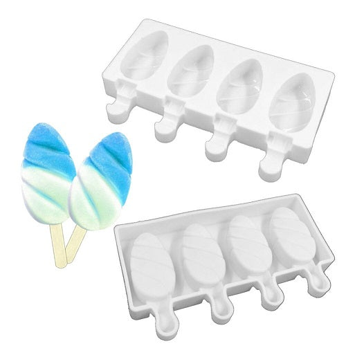 Popsicle Mold Silicone 4 Cavity Best For Ice Cream