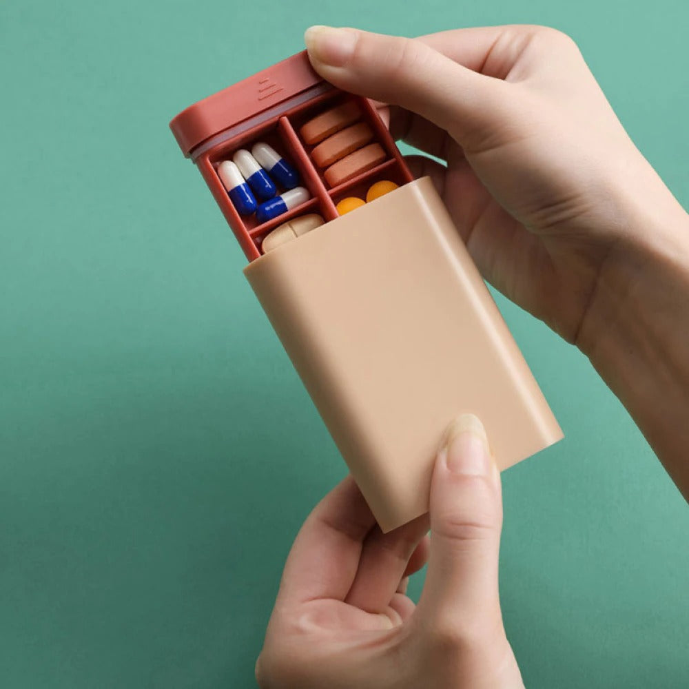 Portable Travel Pill Organizer Plastic