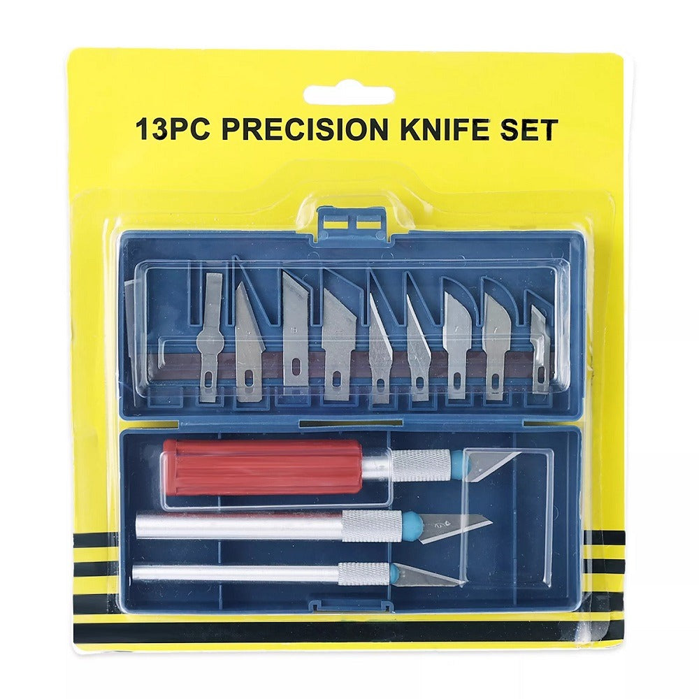 Precision Knife Set Stainless Steel 13Pcs Set