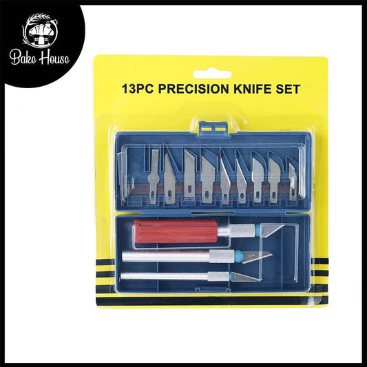 Precision Knife Set Stainless Steel 13Pcs Set