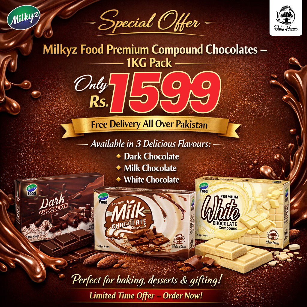 Special Offer Milkyz Food Premium Compound Chocolate 1KG Pack Free Delivery All Over Pakistan