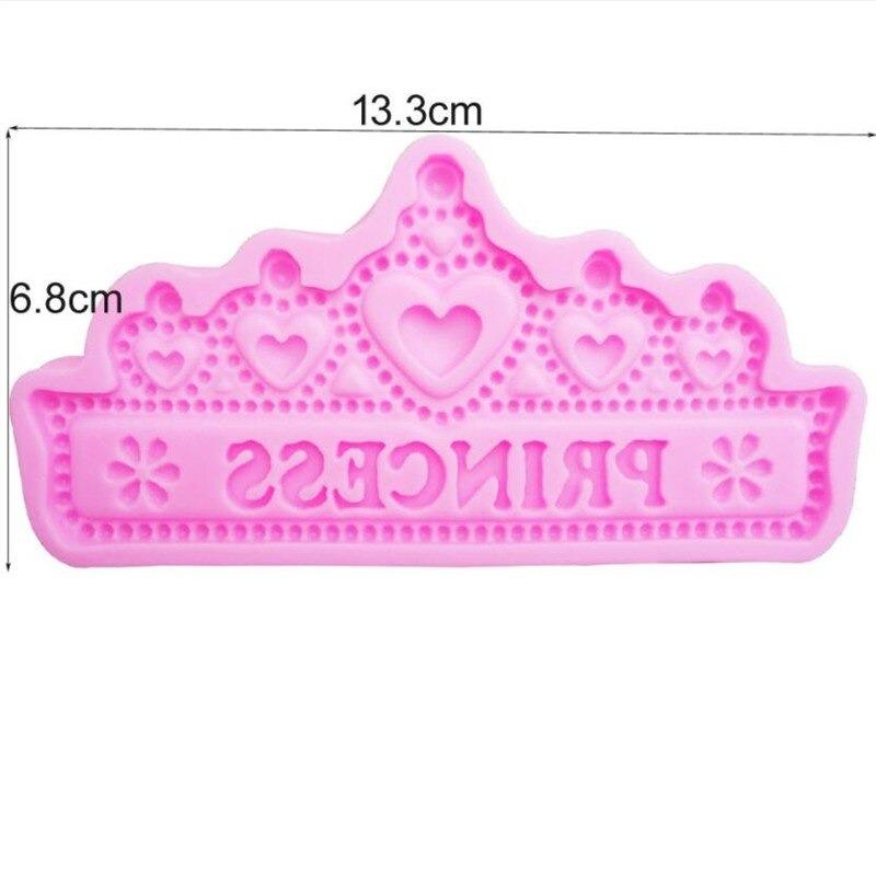 Princess Crown Silicone Fondant Cake Mold