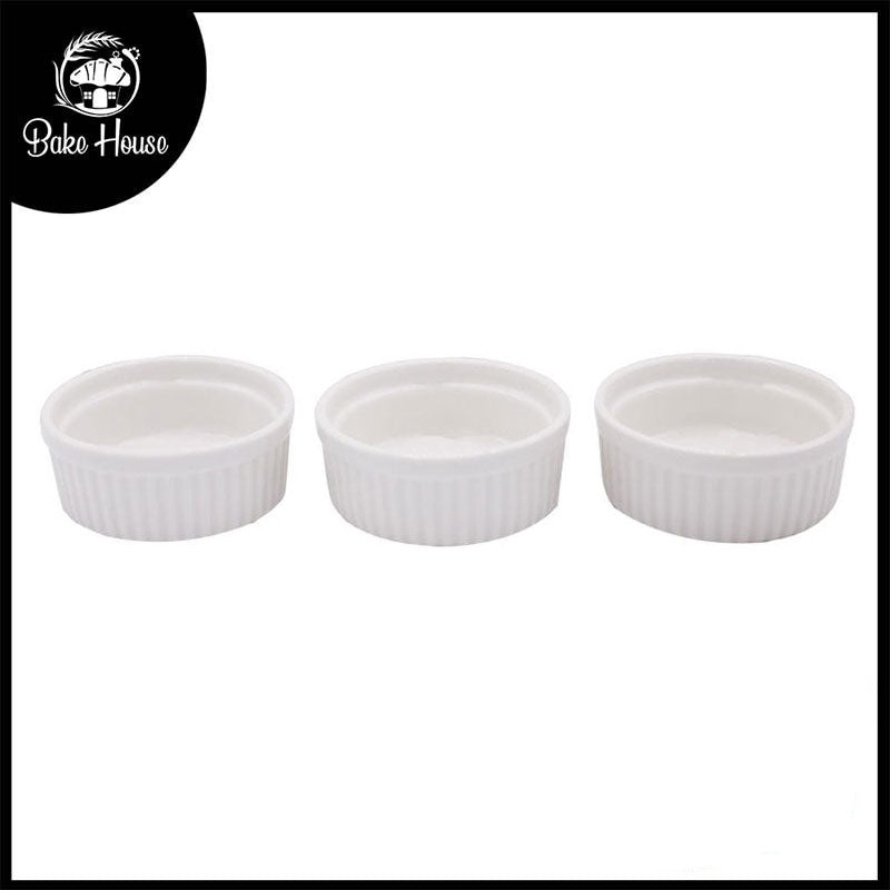 Ramekin Bowl Ceramic 3Pcs Set