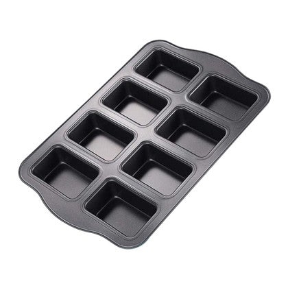 Rectangle Brownie Baking Tray 8 Cavity Non Stick