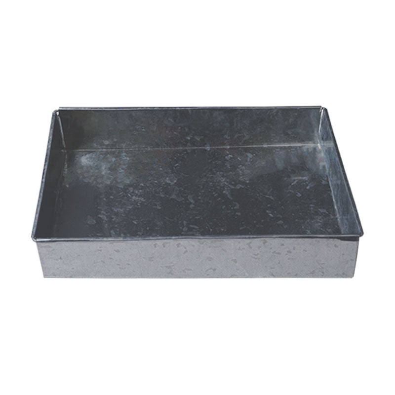 Rectangle Cake & Brownies Baking Tray Galvanized Steel 8 X 12 Inch