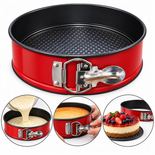Non-Stick Round Cake Pan with Removable Base 7 Inch