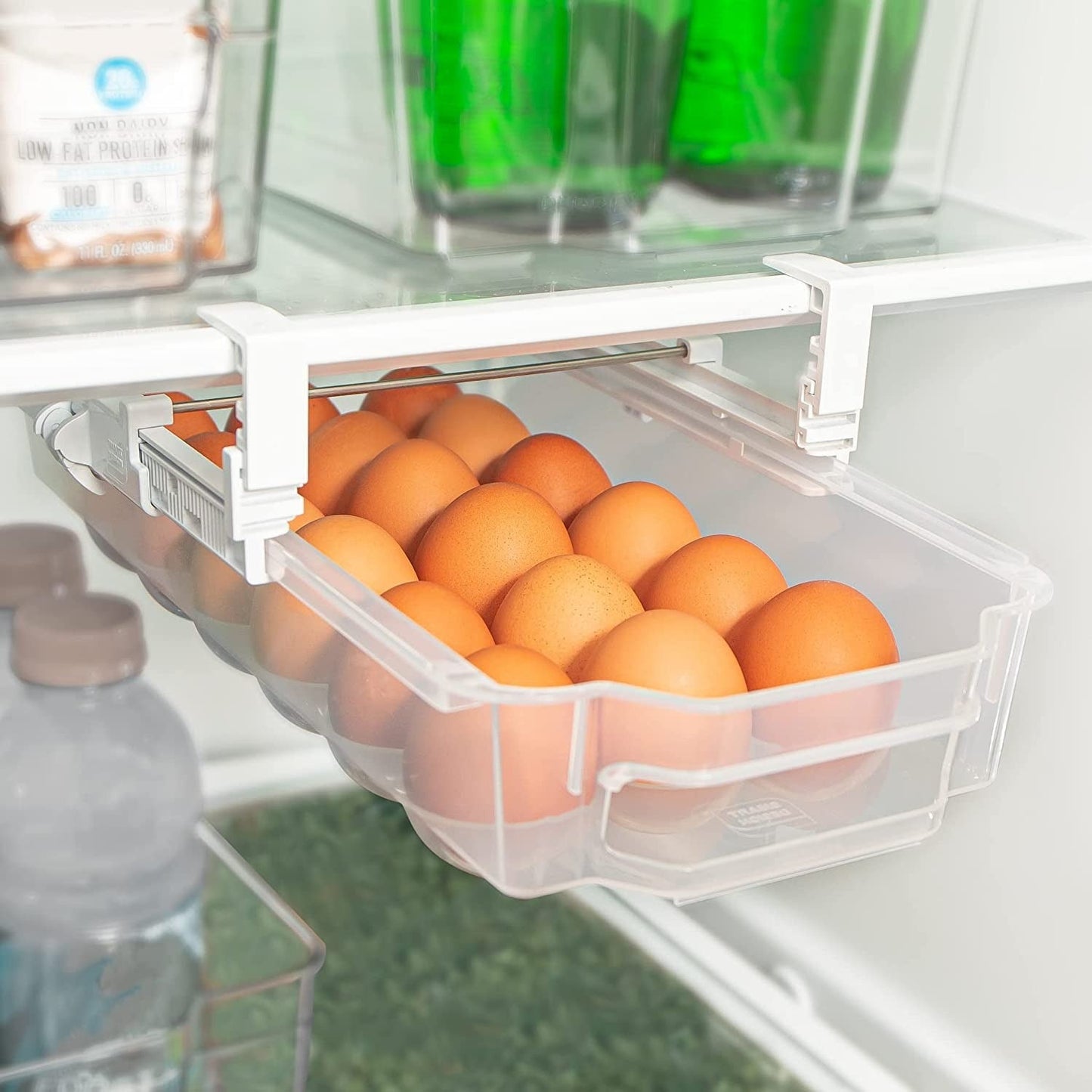 Refrigerator Adjustable Egg Drawer 18 Cavity