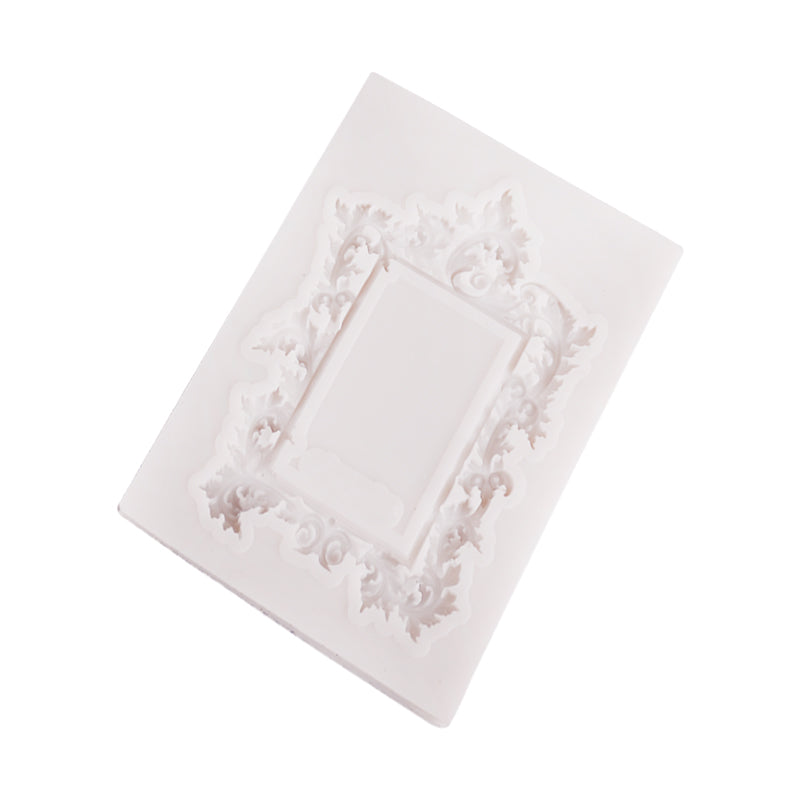 Retro Photo Frame Silicone Fondant Mold